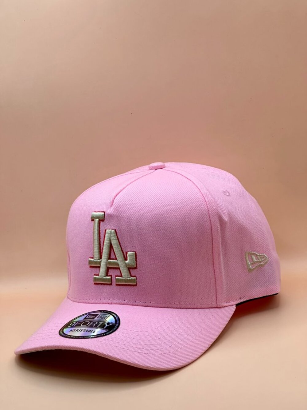 New Era LA Dodgers 50th Anniversary Pink Adjustable Baseball Cap Hat